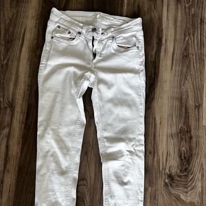 Rag and bone white jeans